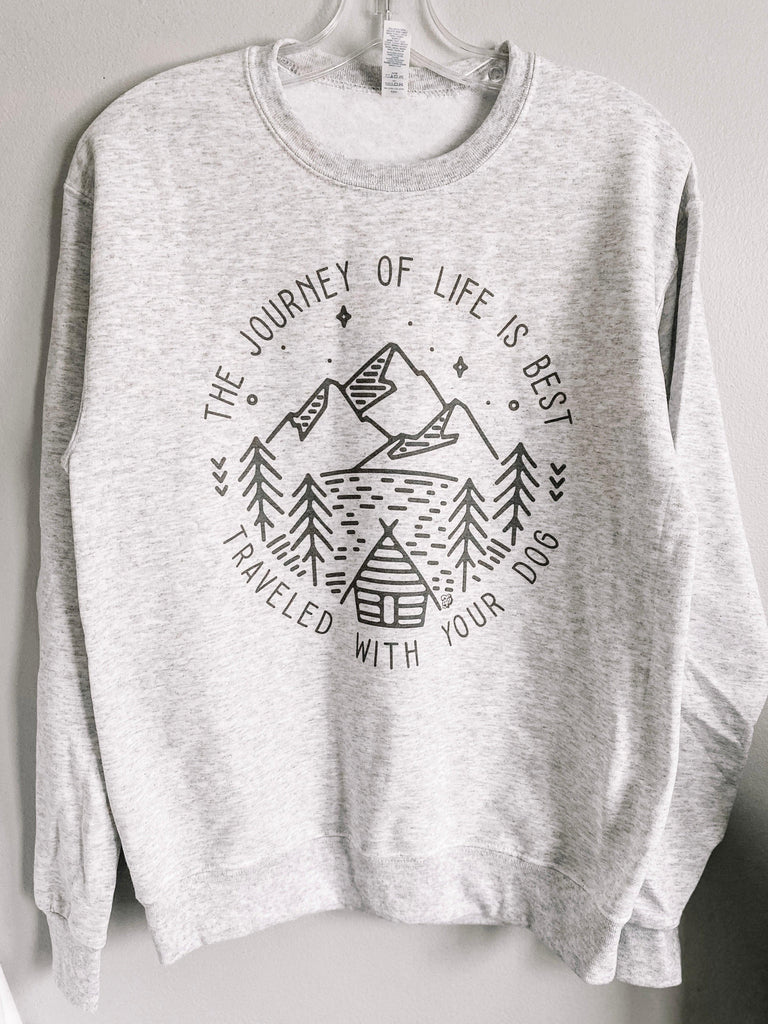 Life’s a Journey Crewneck Sweatshirt - Missy Pup & Co